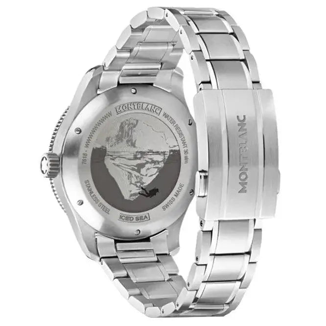 Montblanc orologio Iced Sea Date 41mm bordeaux automatico acciaio 132291 Capodagli 1937