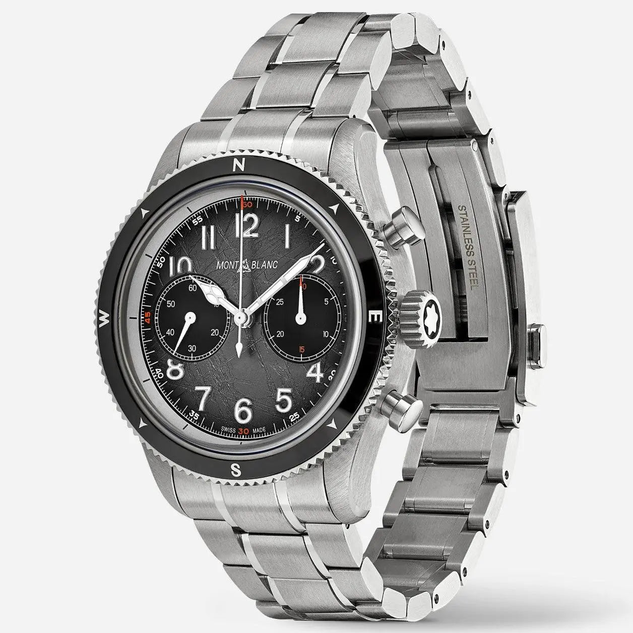 Montblanc orologio Montblanc 1858 Automatic Chronograph 0 Oxygen The 8000 42mm grigio automatico acciaio 130983 Capodagli 1937