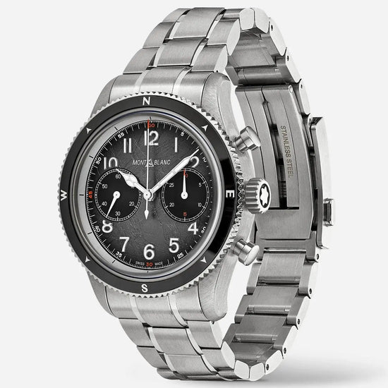 Montblanc orologio Montblanc 1858 Automatic Chronograph 0 Oxygen The 8000 42mm grigio automatico acciaio 130983 Capodagli 1937