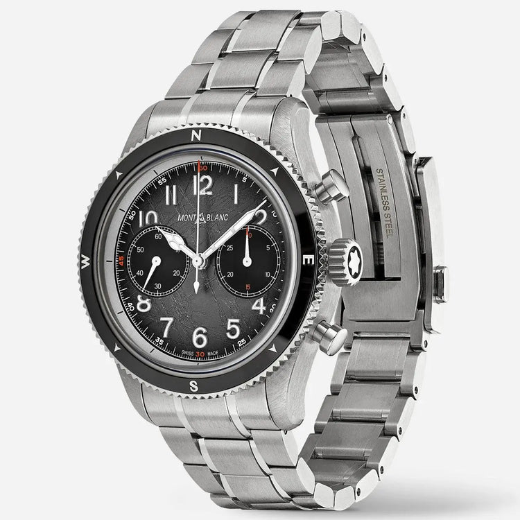 Montblanc orologio Montblanc 1858 Automatic Chronograph 0 Oxygen The 8000 42mm grigio automatico acciaio 130983 Capodagli 1937