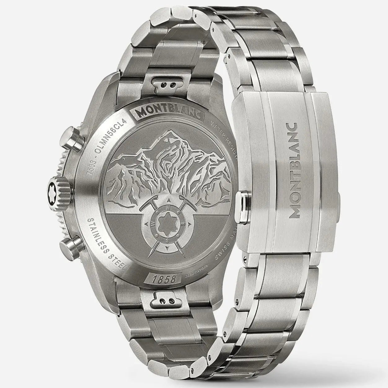 Montblanc orologio Montblanc 1858 Automatic Chronograph 0 Oxygen The 8000 42mm grigio automatico acciaio 130983 Capodagli 1937