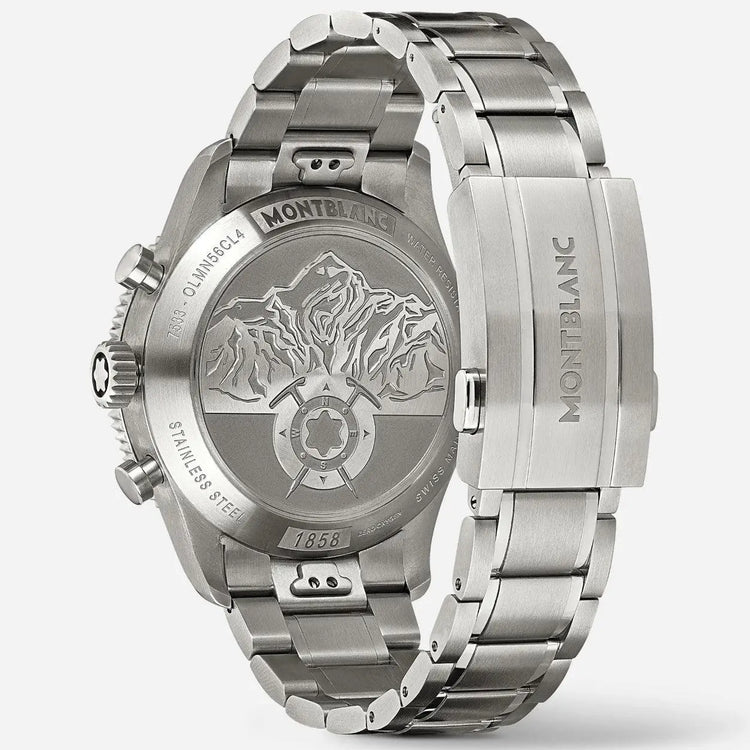 Montblanc orologio Montblanc 1858 Automatic Chronograph 0 Oxygen The 8000 42mm grigio automatico acciaio 130983 Capodagli 1937
