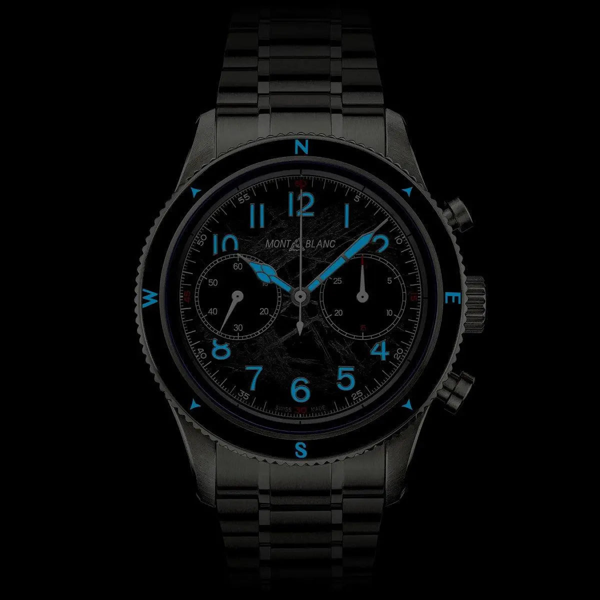 Montblanc orologio Montblanc 1858 Automatic Chronograph 0 Oxygen The 8000 42mm grigio automatico acciaio 130983 Capodagli 1937