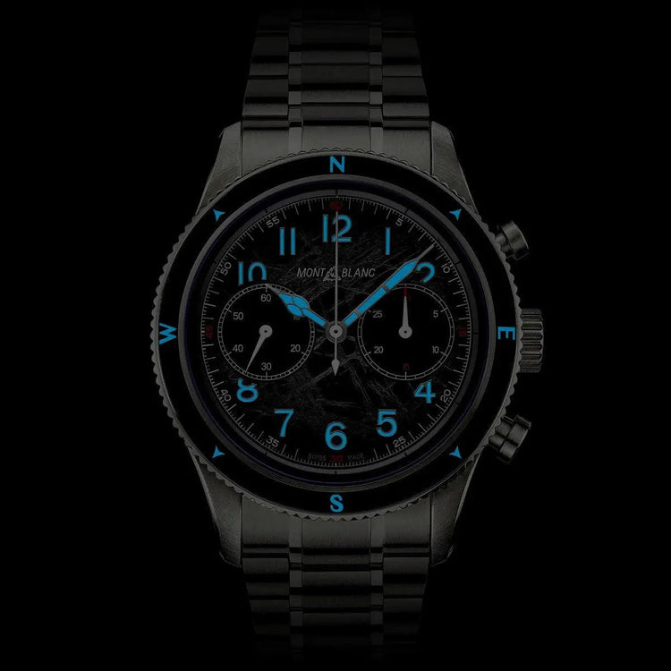 Montblanc orologio Montblanc 1858 Automatic Chronograph 0 Oxygen The 8000 42mm grigio automatico acciaio 130983 Capodagli 1937