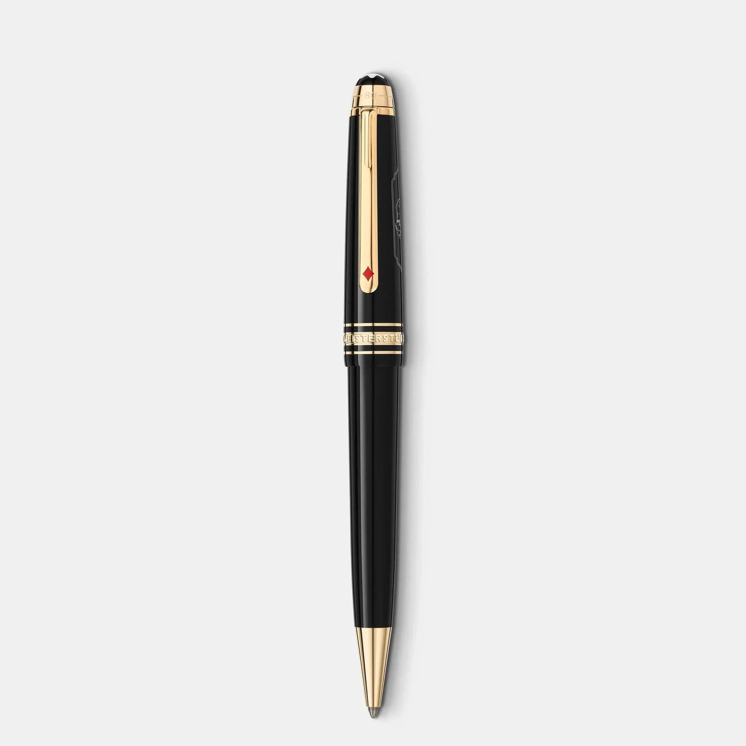 Montblanc penna a sfera Midsize Meisterstück Around the World in 80 Days grigio scuro 128380 Capodagli 1937