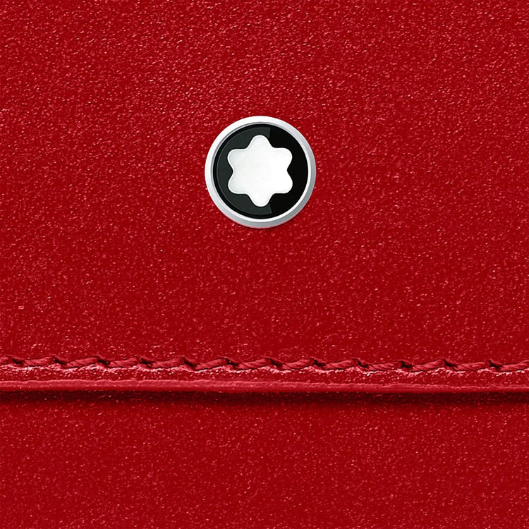 Montblanc porta carte 6 scomparti Meisterstück rosso 129909 Capodagli 1937