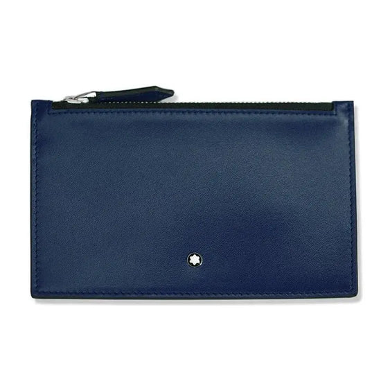 Montblanc porta carte con cerniera Meisterstück blu 130453 Capodagli 1937