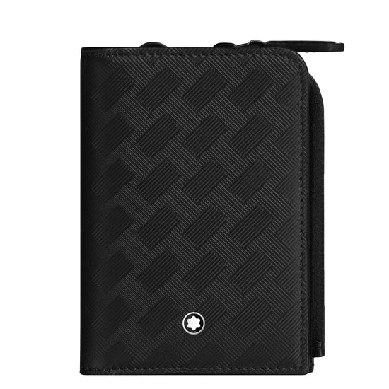 Montblanc porta carte di credito 3 scomparti con cerniera Montblanc Extreme 3.0 nero 129980 Capodagli 1937