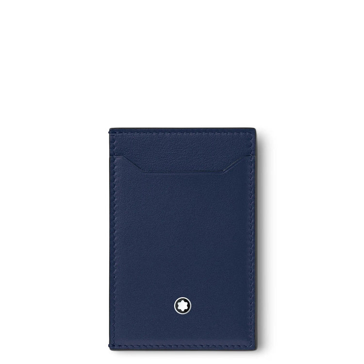 Montblanc porta carte di credito 3CC Ink Blue 131697 Capodagli 1937