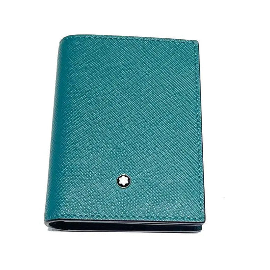 Montblanc portacarte di credito 4CC Sartorial Fern Blue 131726 Capodagli 1937