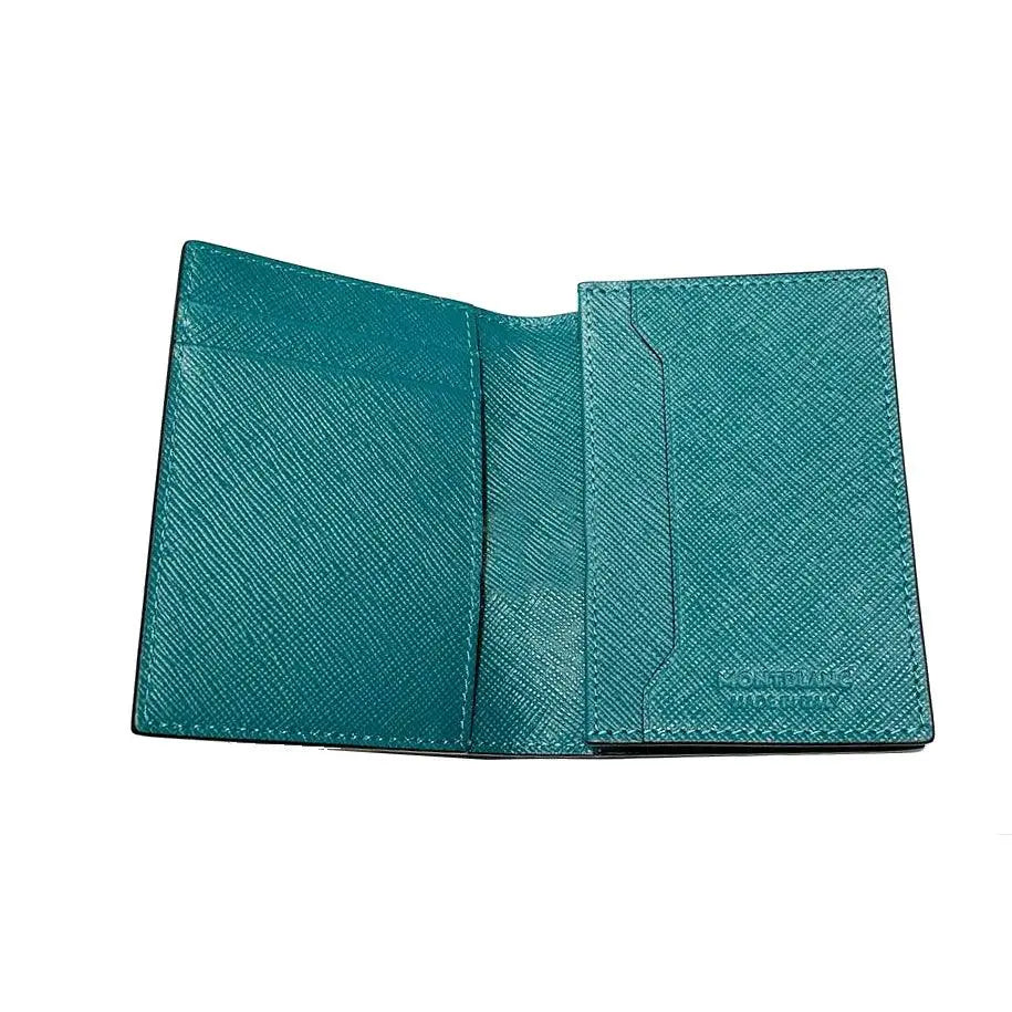 Montblanc portacarte di credito 4CC Sartorial Fern Blue 131726 Capodagli 1937