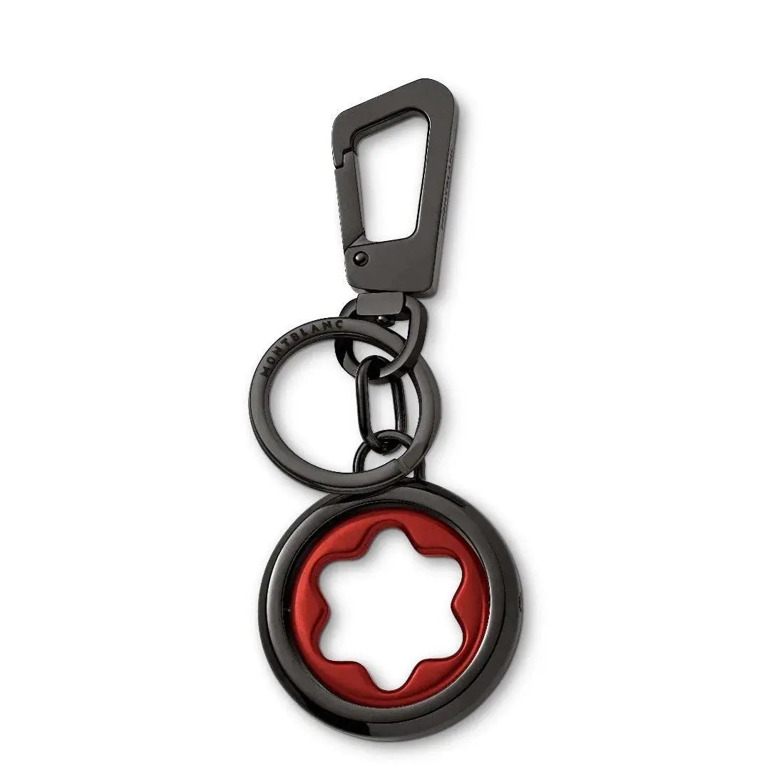 Montblanc portachiavi Spinning Emblem Bk/Rd 131107 Capodagli 1937
