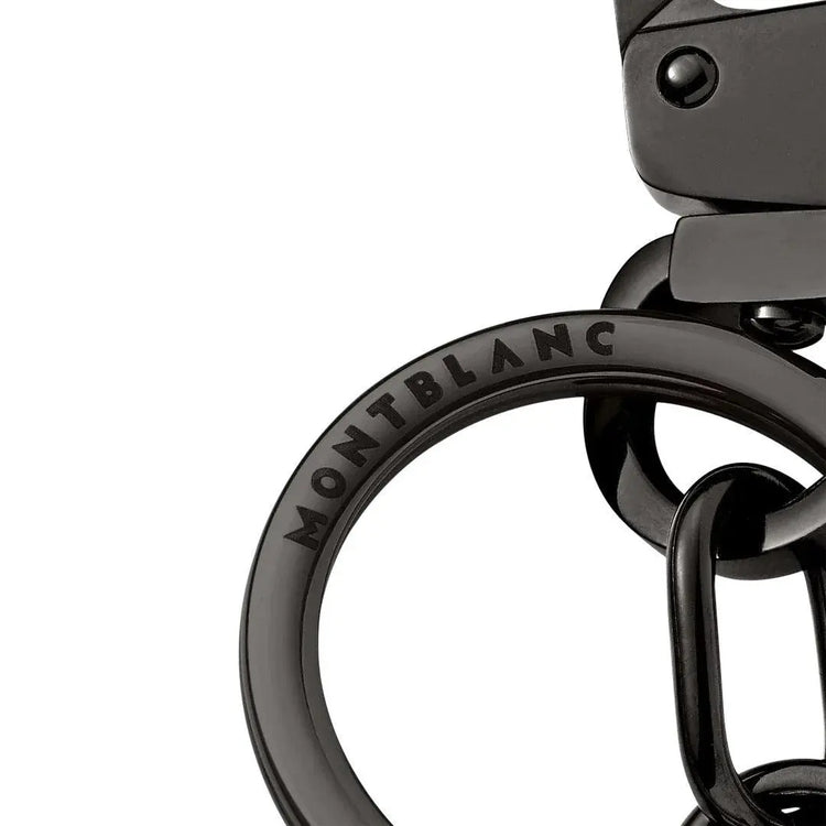 Montblanc portachiavi Spinning Emblem Bk/Rd 131107 Capodagli 1937