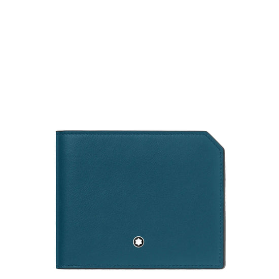 Montblanc portafoglio 6 scomparti Meisterstück Selection Soft ottanio 131242 Capodagli 1937