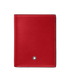 Montblanc portafoglio compatto Meisterstück 6 scomparti nero/rosso 129679 Capodagli 1937