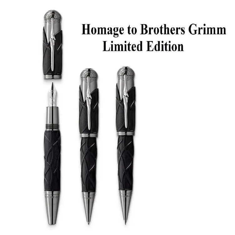 Montblanc set 3 penne Writers Edition2022 Fratelli Grimm ( Stilografica + Roller + Sfera ) Limited Edition 128367 Capodagli 1937