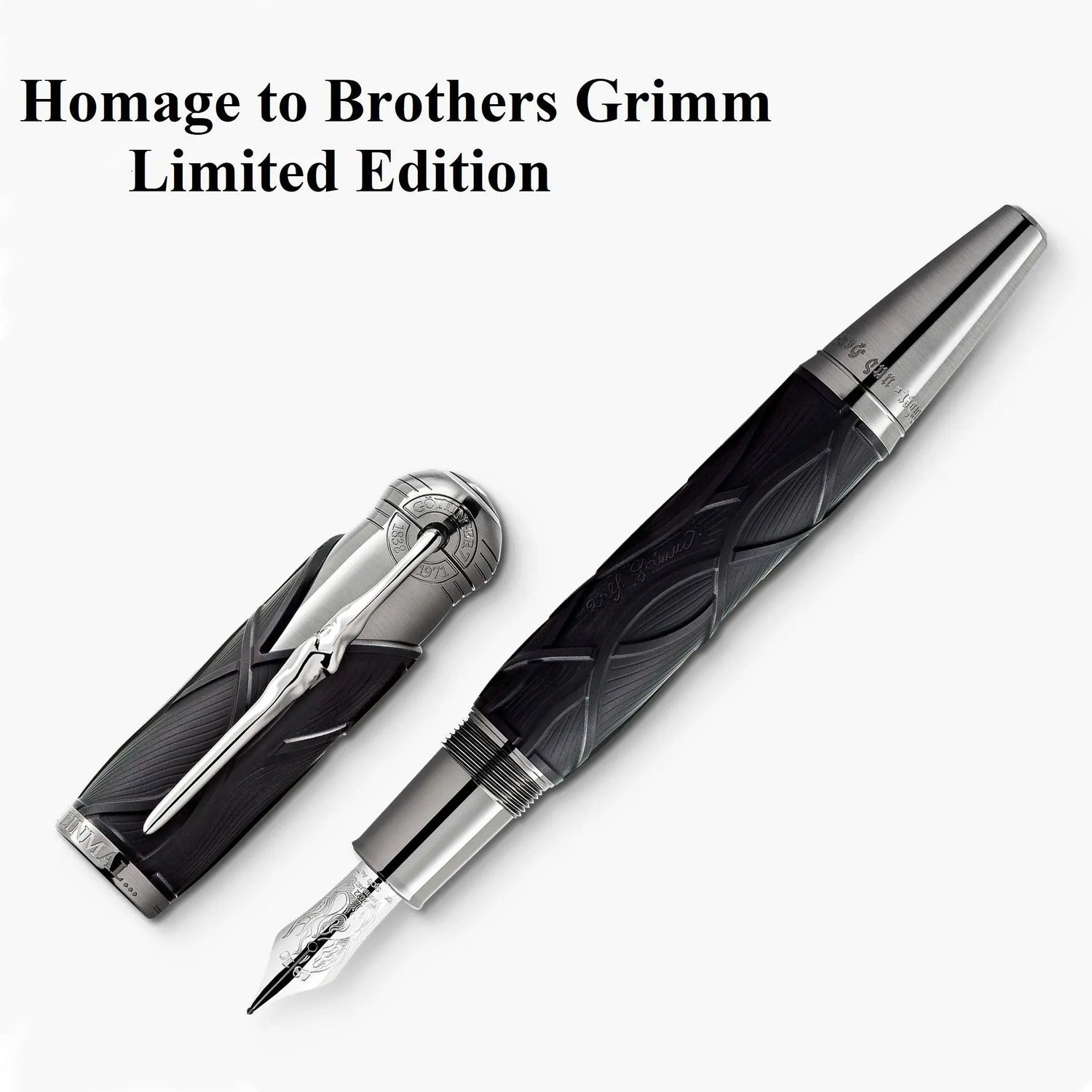 Montblanc set 3 penne Writers Edition2022 Fratelli Grimm ( Stilografica + Roller + Sfera ) Limited Edition 128367 Capodagli 1937