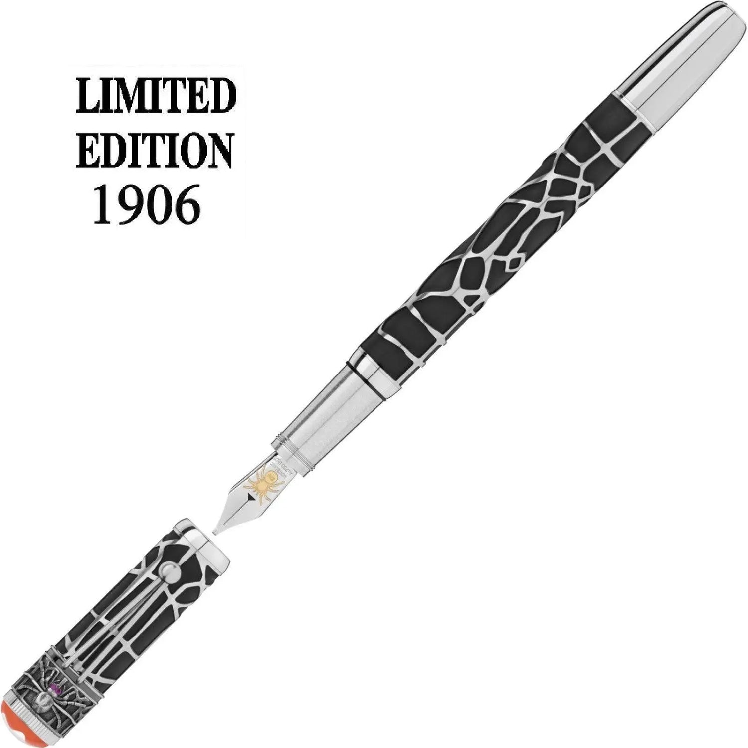 Montblanc stilografica Heritage Rouge Et Noir Spider Metamorphosis Limited edition 1906 punta M 117849 Capodagli 1937