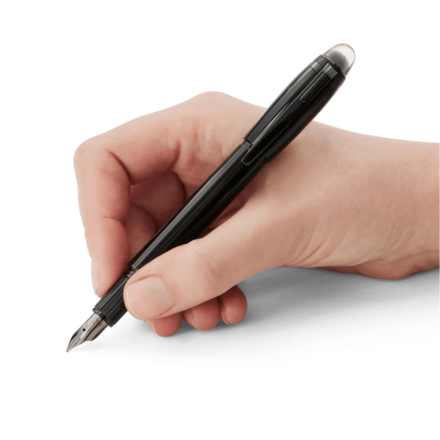 Montblanc stilografica StarWalker BlackCosmos Pregiata Resina punta F 129745 Capodagli 1937