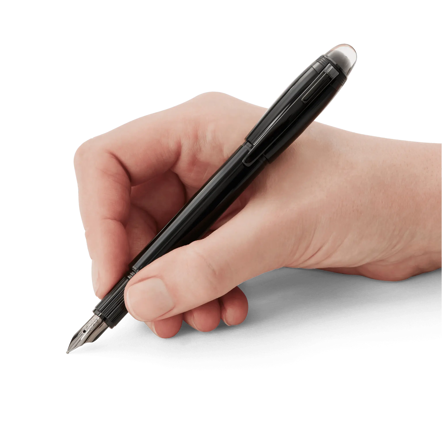 Montblanc stilografica StarWalker BlackCosmos Pregiata Resina punta M 129744 Capodagli 1937