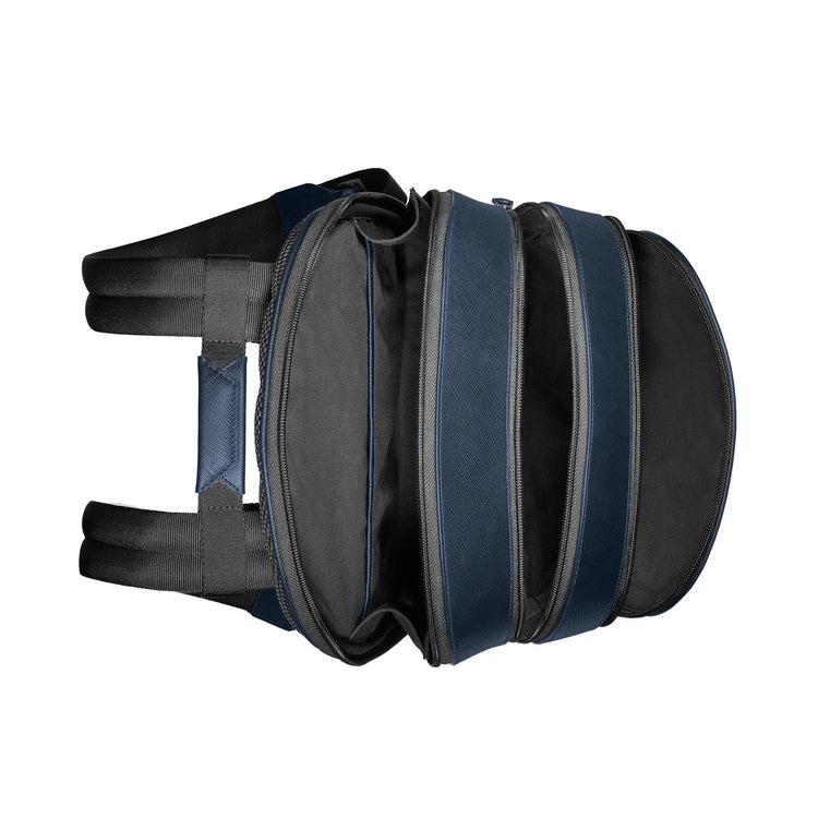 Montblanc zaino medio 3 scomparti sartorial blu 131716 Capodagli 1937