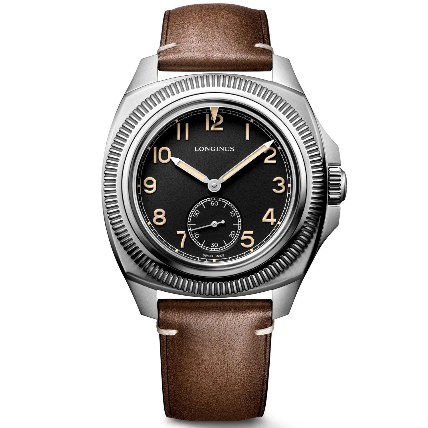 Longines orologio Pilot Majetek Box Edition 43mm nero automatico acciaio L2.838.4.53.9 Capodagli 1937