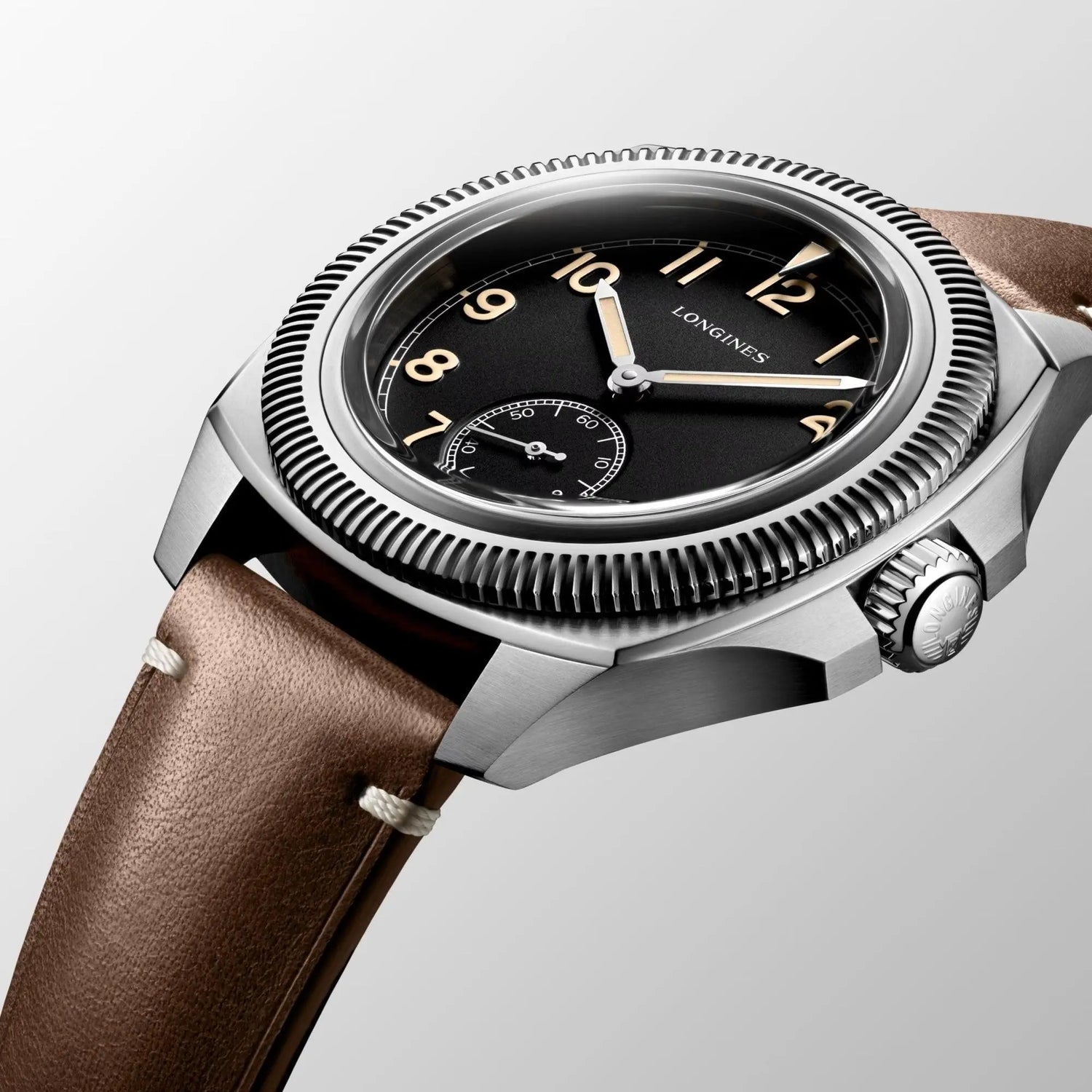 Longines orologio Pilot Majetek Box Edition 43mm nero automatico acciaio L2.838.4.53.9 Capodagli 1937