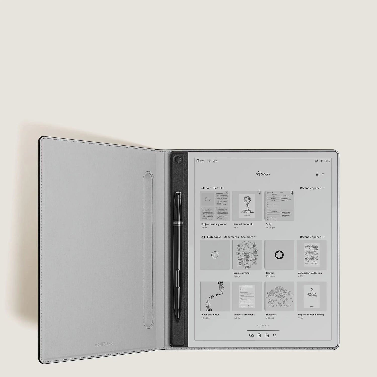 Montblanc Digital Paper nero 135010 Capodagli 1937