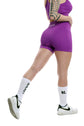 Shorts a costine viola modello CIRCE a vita alta LEKWIK®