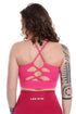 Top sportivo INES intrecciato fucsia - HASHTAG