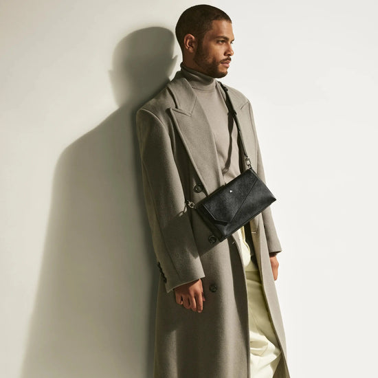 Montblanc messenger bag trio Sartorial nero 199363 Capodagli 1937