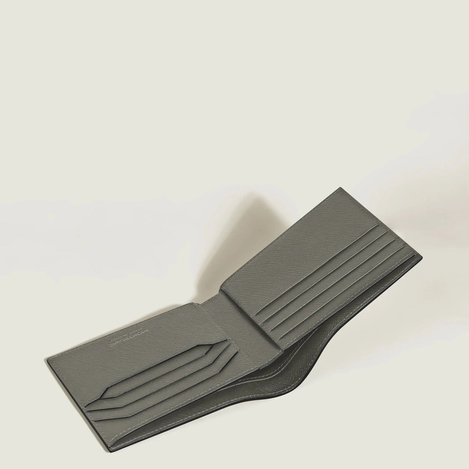 Montblanc portafoglio 8 scomparti Sartorial grigio 199370 Capodagli 1937