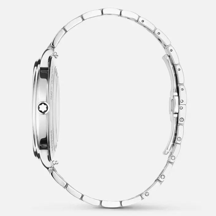 Montblanc orologio Tradition Automatic Date 40 mm grigio automatico acciaio 132433 Capodagli 1937