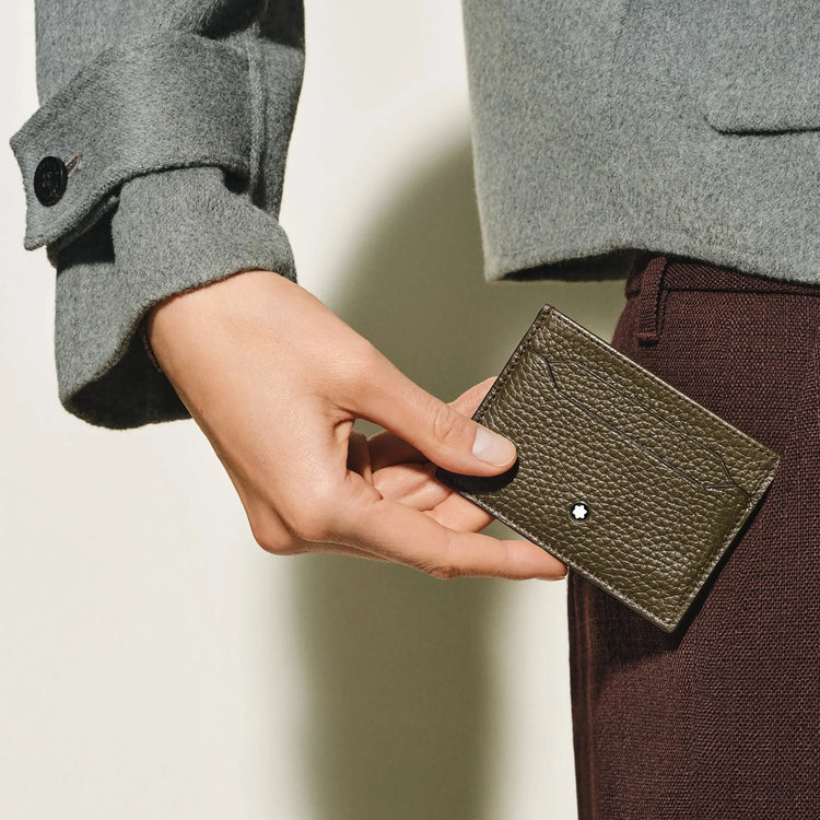 Montblanc porta carte 5 scomparti kaki 220219 Capodagli 1937