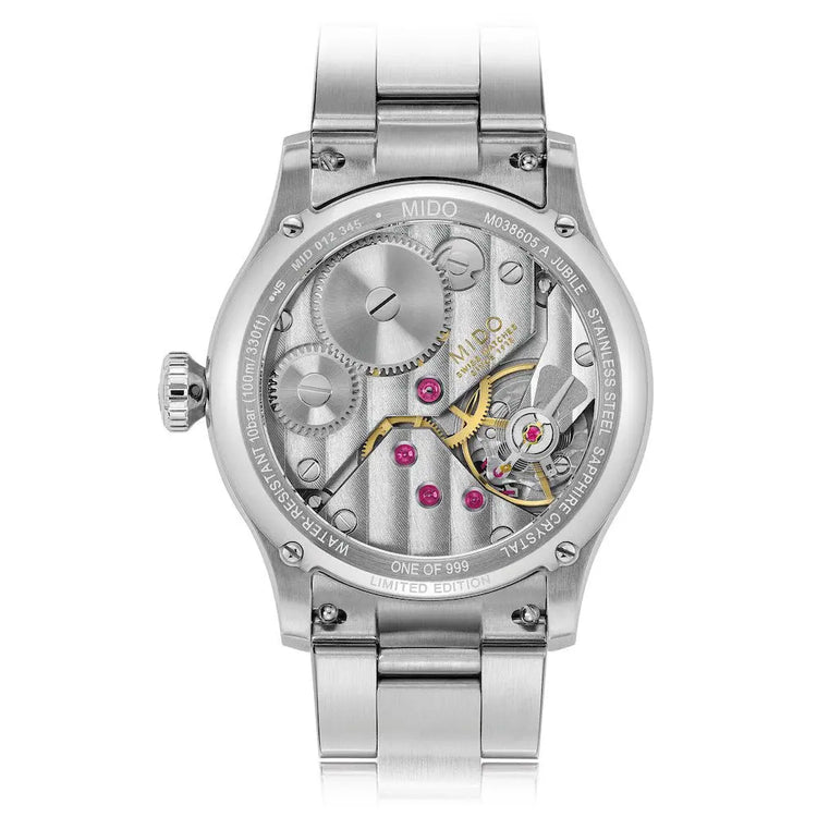 Mido orologio Multifort Mechanical Edizione limitata 999 pezzi 44mm antracite carica manuale acciaio M038.605.11.060.00 Capodagli 1937