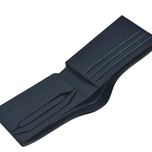 Montblanc portafoglio 6 tasche pelle Meisterstück velluto blu 220446 Capodagli 1937