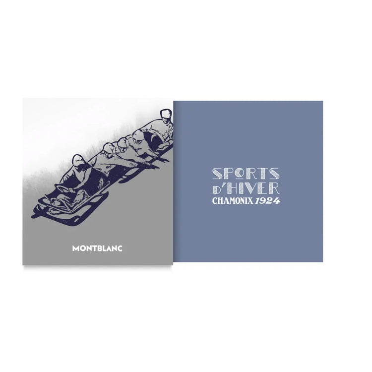 Montblanc boccetta d’inchiostro 50ml Meisterstück x Olympic Heritage Chamonix 1924 blu 132953 Capodagli 1937