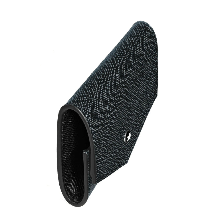 Montblanc portamonete Sartorial tweed blu 220348 Capodagli 1937