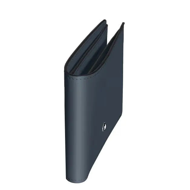 Montblanc portafoglio 6 tasche pelle Meisterstück velluto blu 220446 Capodagli 1937