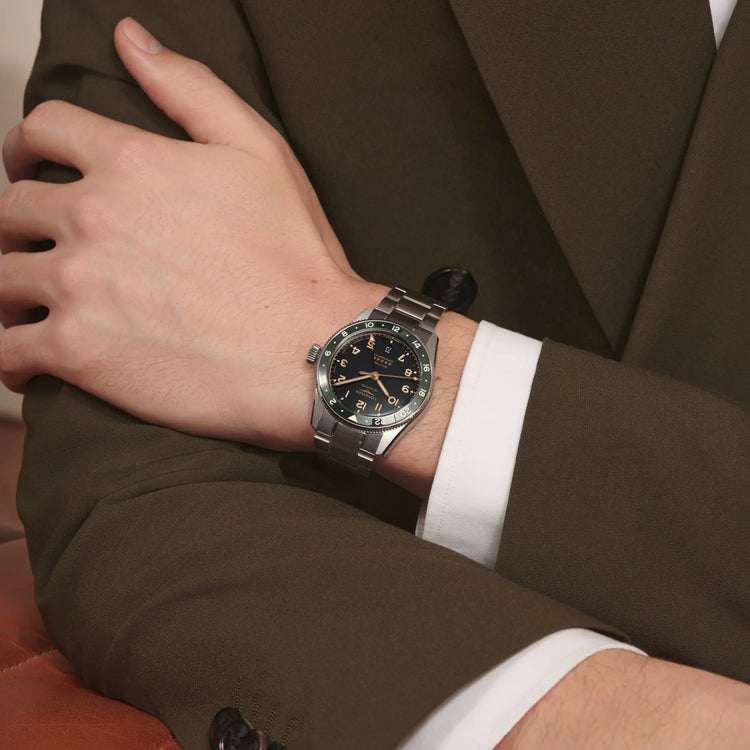 Longines orologio Spirit Zulu Time 39mm antracite automatico acciaio L3.802.4.63.6 Capodagli 1937