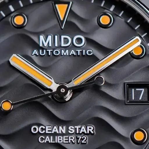 Mido orologio Ocean Star 39 39mm nero automatico acciaio M026.907.17.051.00 Capodagli 1937