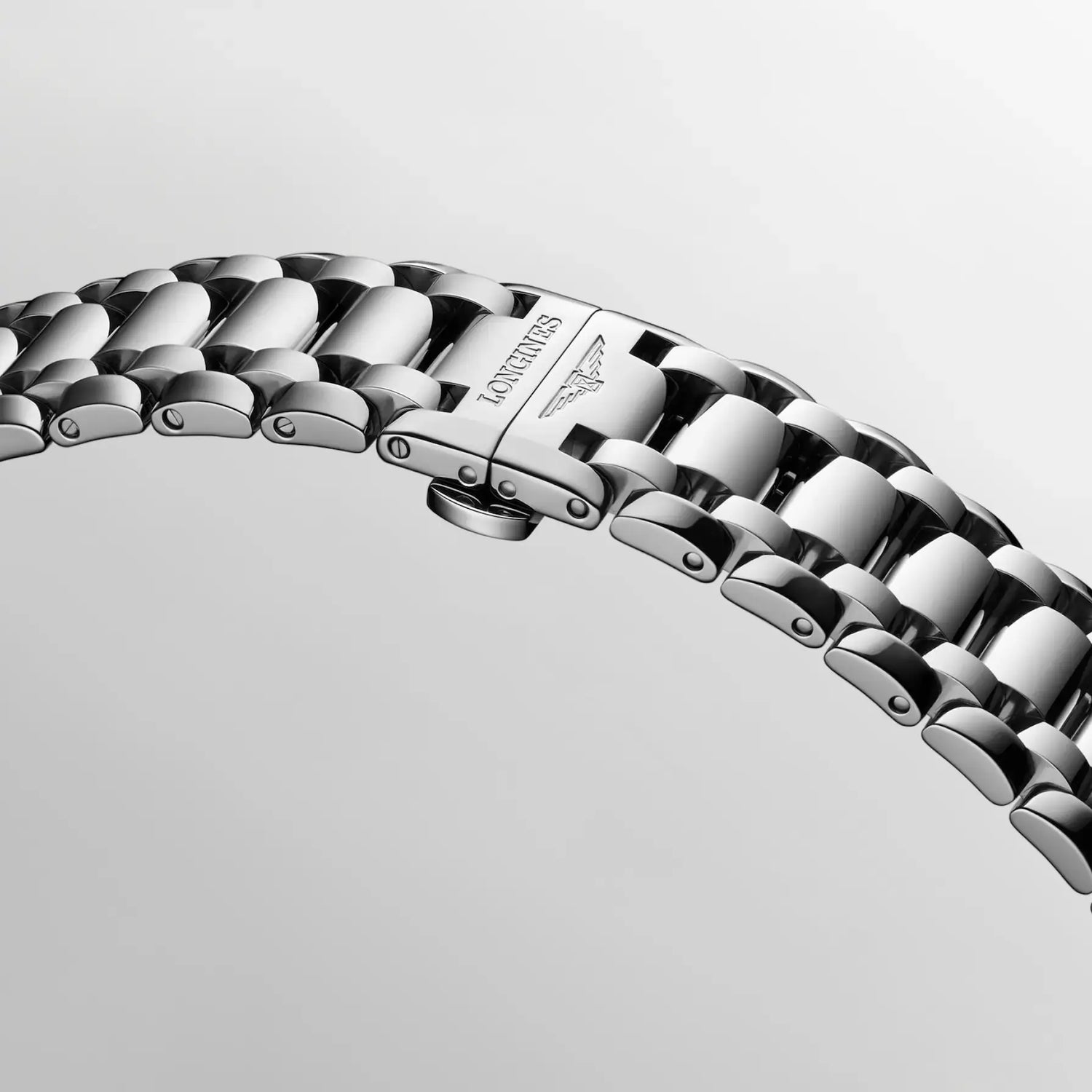 Longines orologio Primaluna Moonphase 34mm argento automatico acciaio L8.126.4.71.6 Capodagli 1937