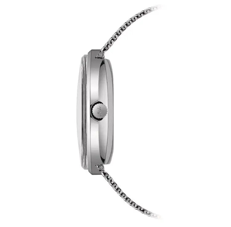 Mido orologio Commander 1959 37mm nero automatico acciaio M8429.4.N7.11 Capodagli 1937