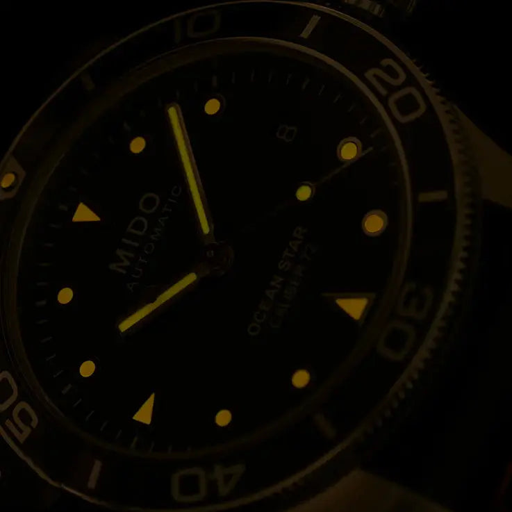 Mido orologio Ocean Star 39 39mm nero automatico acciaio M026.907.17.051.00 Capodagli 1937