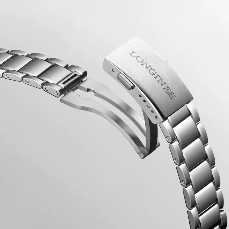 Longines orologio Spirit Zulu Time 39mm antracite automatico acciaio L3.802.4.60.6 Capodagli 1937